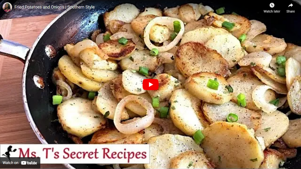 Try My Fried Potatoes and Onions Recipe  with 'All That' Seasoning Salt!
