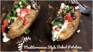 Mediterranean Style Baked Potato
